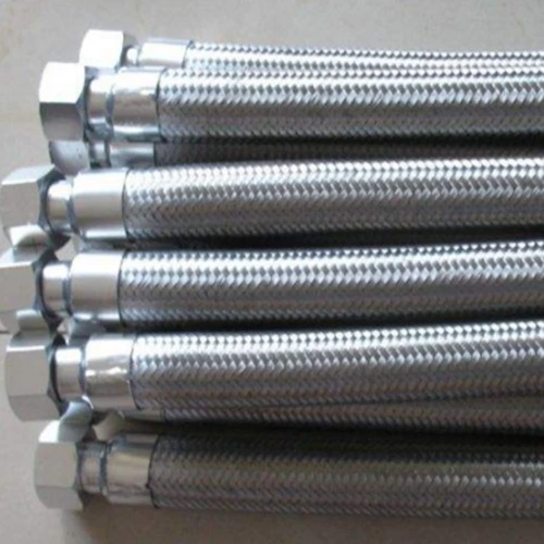 How to use threaded metal hoses with different end connections?
